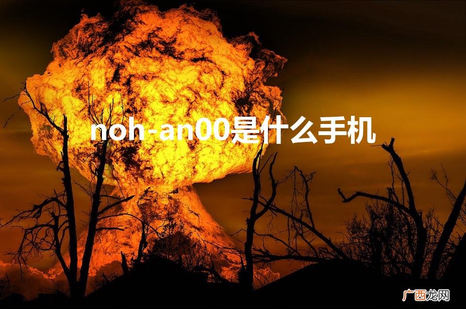 华为noh an00是什么型号 noh-an00是什么手机