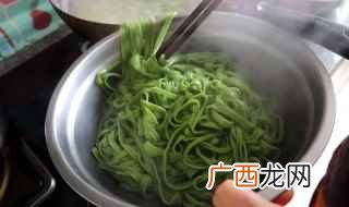 菠菜的做法 菠菜面条的家常做法