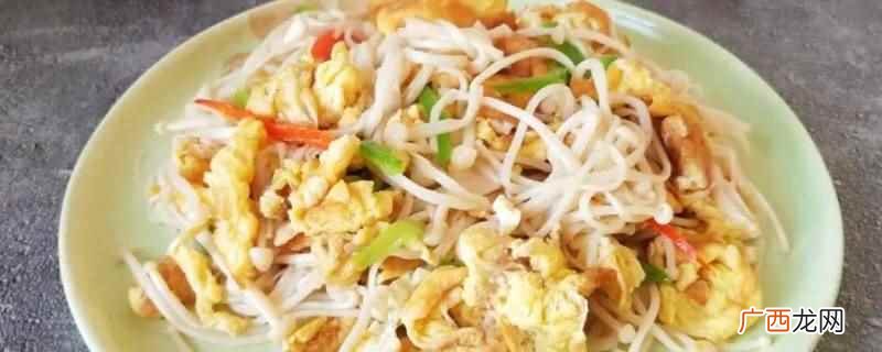 金针菇炒鸡蛋的注意事项 金针菇可以炒鸡蛋吗