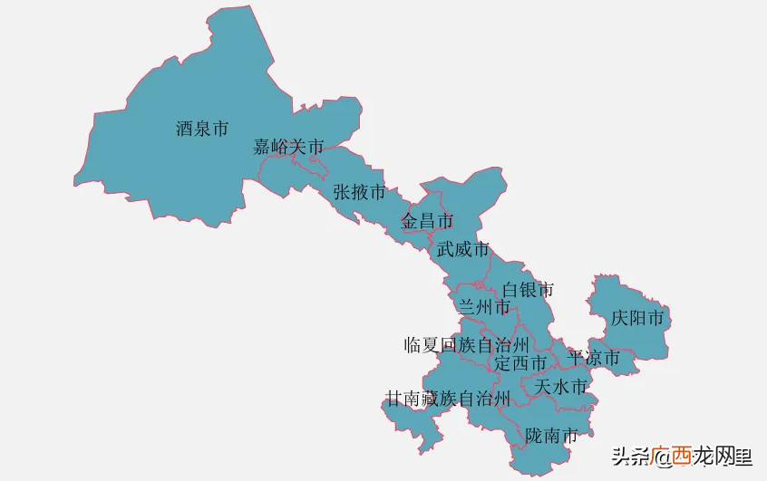 甘肃省的地级行政区区划变迁历史 甘肃省有几个市级行政区