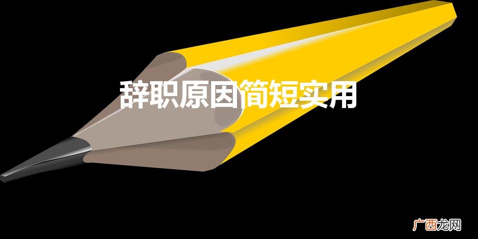 辞职原因简短实用（本人由于个人原因辞职信)