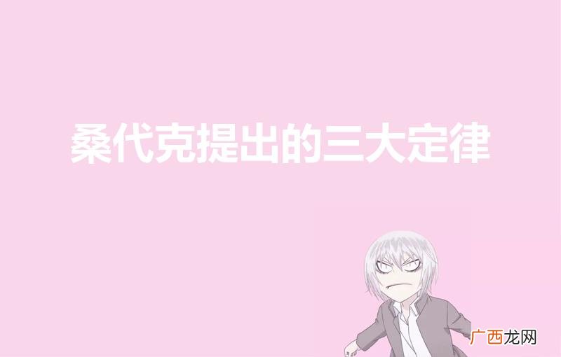 桑代克提出了什么理论 桑代克提出的三大定律