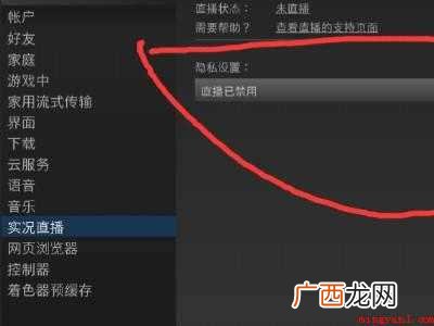 华为MateBook X中解决steam关闭直播的具体操作步 steam怎么关闭直播