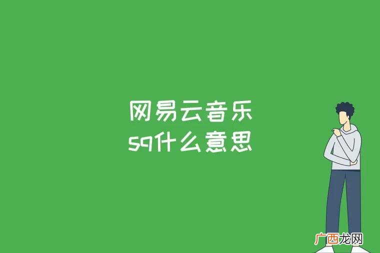网易云音乐sq是什么意思 网易云音乐sq什么意思