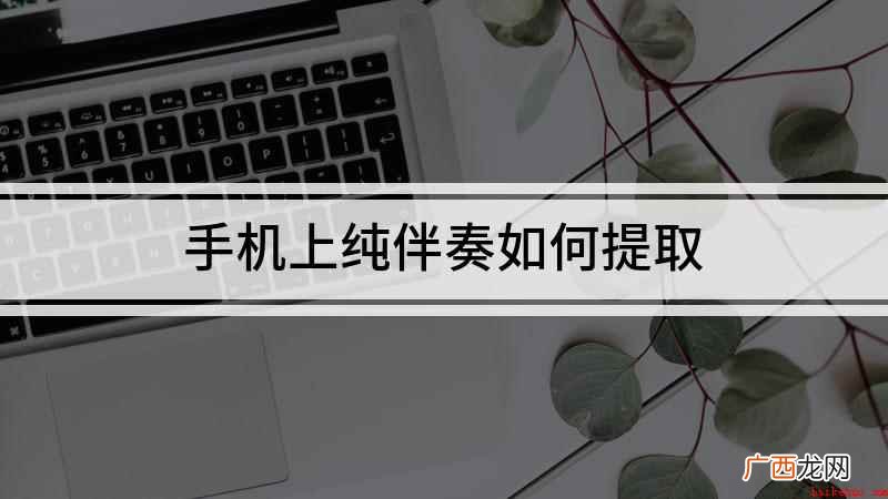 华为Mate 40演示机 手机上纯伴奏如何提取