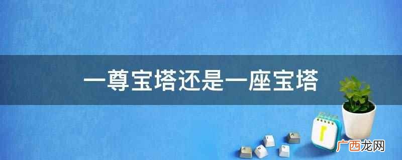宝塔应该写一个宝塔还是一座宝塔 一座宝塔还是一个宝塔