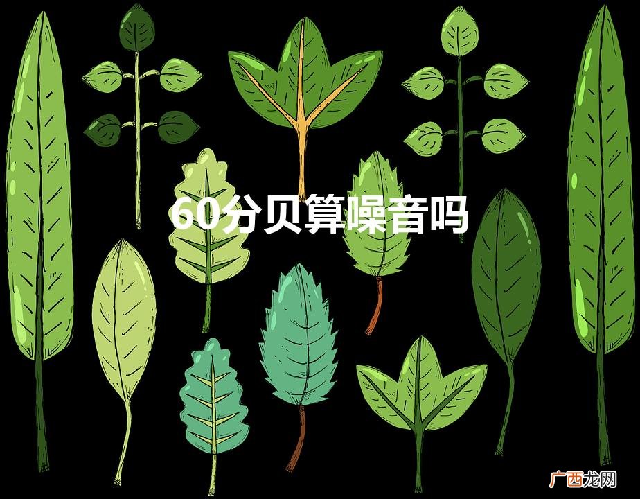 60分贝算噪音吗（如何测噪音分贝)