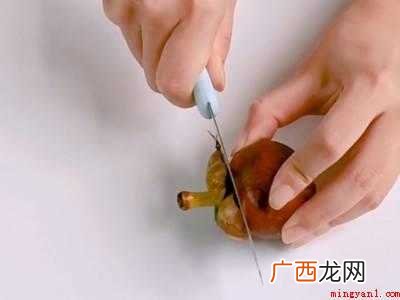 山竹硬的和石头一样怎么开