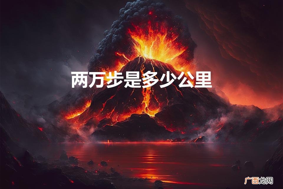 两万步是多少公里(一万步是多少公里)