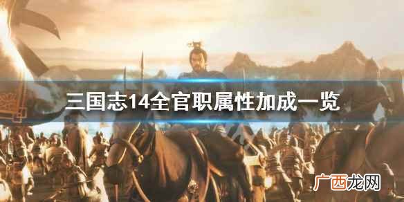 三国志14全官职属性加成一览 丞相_网