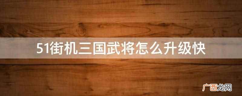 魔王任务里的魔王副本需要耗费15点体力 51街机三国武将怎么升级快
