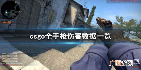 反恐精英全球攻势手枪图鉴大全 csgo全手枪伤害数据一览 UPS消音版