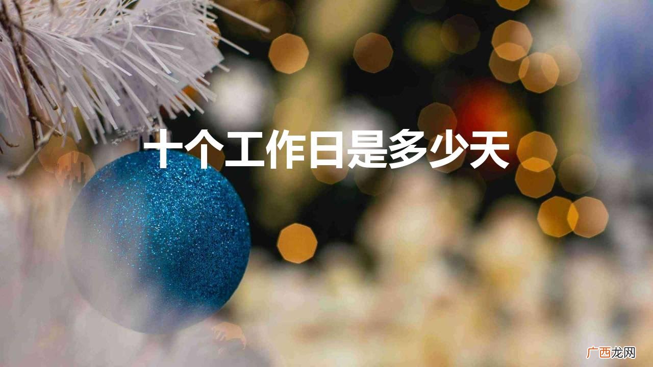 十个工作日是多少天多少天 十个工作日是多少天