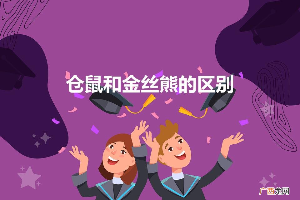仓鼠和金丝熊的区别（千万别养仓鼠做宠物)