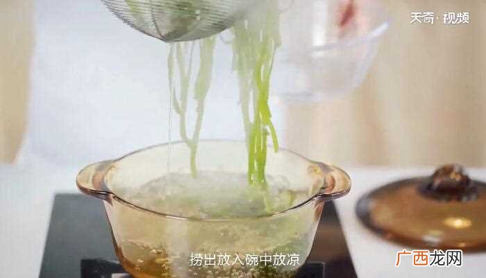凉拌海带苗的做法怎么做好吃 凉拌海带苗的做法的做法