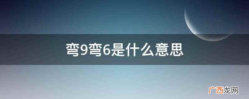 弯9弯6是公司名称的意思