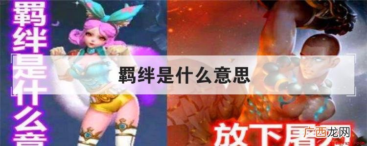 绳、纽、网等 羁绊的原意都是将牛马拴住的东西 羁绊是什么意思