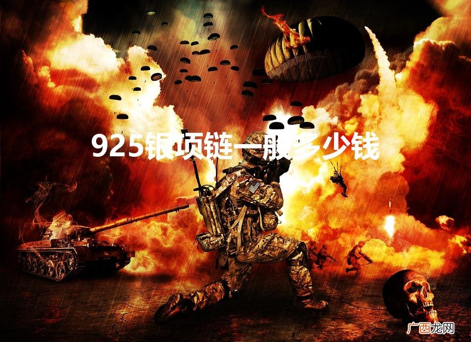 925银项链一般多少钱（银项链多少钱一克)