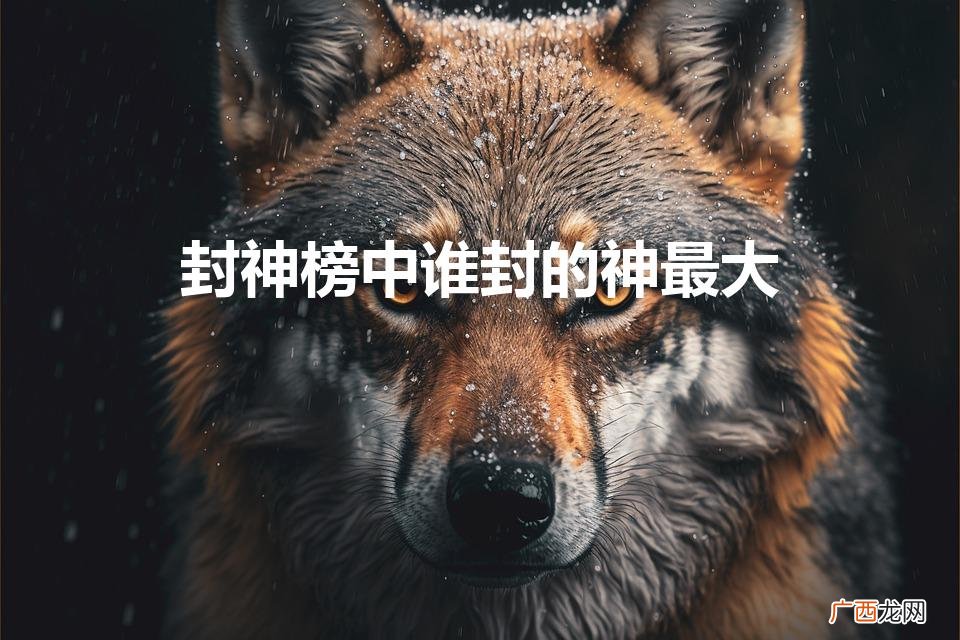 封神榜中谁封的神最大（为什么妲己第一个封神)