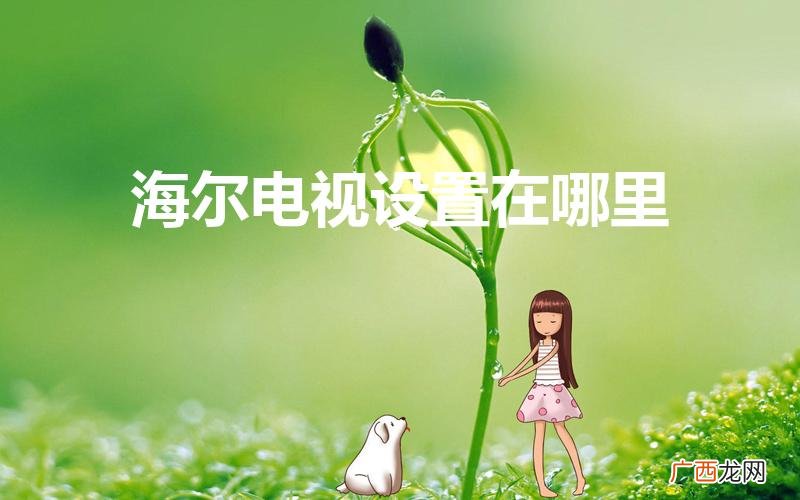 海尔电视怎么打不开 海尔电视设置在哪里