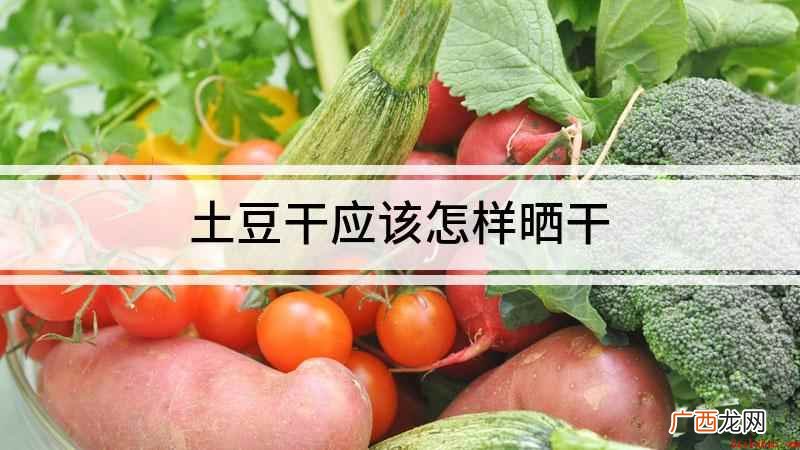 土豆干应该怎么晒才好吃 土豆干应该怎样晒干