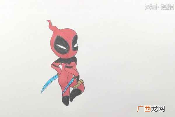 先画死侍的头部有哪些 死侍简笔画
