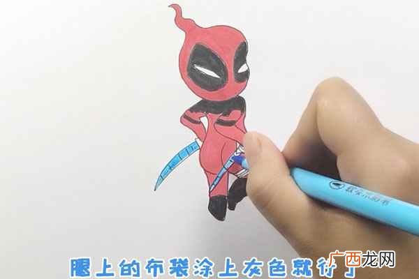 先画死侍的头部有哪些 死侍简笔画