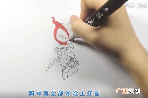 先画死侍的头部有哪些 死侍简笔画