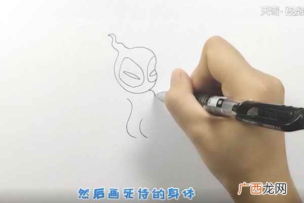 先画死侍的头部有哪些 死侍简笔画
