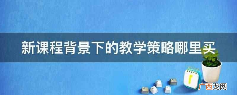 新课程背景下的教学策略 新课程背景下的教学策略哪里买