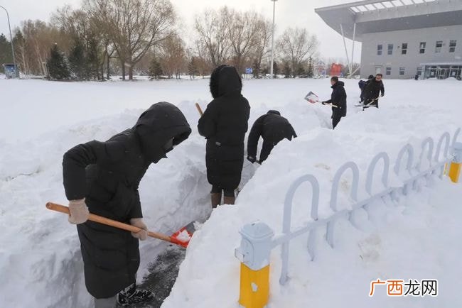 极寒暴风雪冰封通辽,交通瘫痪,全民雪中挖车