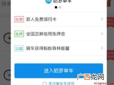 演示机型:Iphone 12 哈罗出行如何使用单车