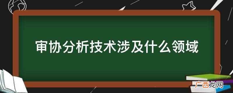 国家知识产权局专利审查协作中心 审协分析技术涉及什么领域