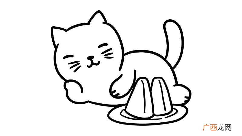 小猫简笔画图片大全 小猫简笔画简单图片