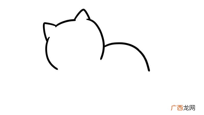 小猫简笔画图片大全 小猫简笔画简单图片