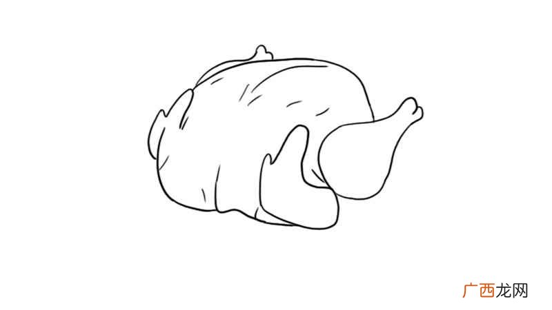 画出火鸡的轮廓有哪些 感恩节火鸡烧烤简笔画