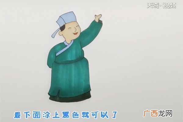 古代人简笔画女孩 古代人简笔画