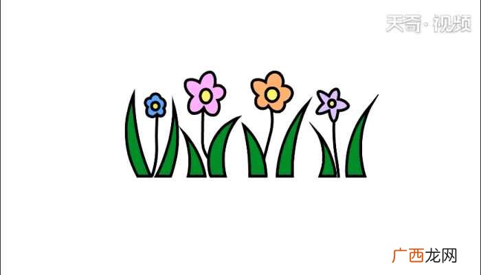 美丽的花园简笔画 美丽的花园简笔画怎么画