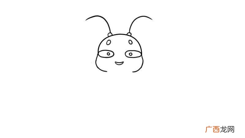 蟋蟀的头顶再画两根触须 蟋蟀简笔画