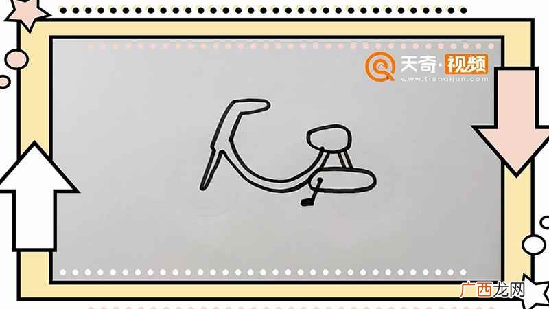 自行车简笔画儿童 自行车简笔画