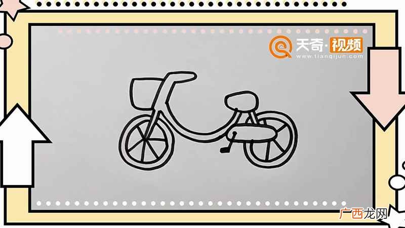 自行车简笔画儿童 自行车简笔画