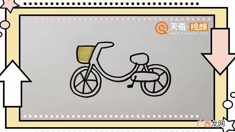 自行车简笔画儿童 自行车简笔画