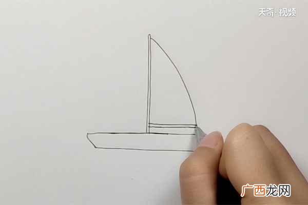 帆船简笔画简单又好看 帆船简笔画