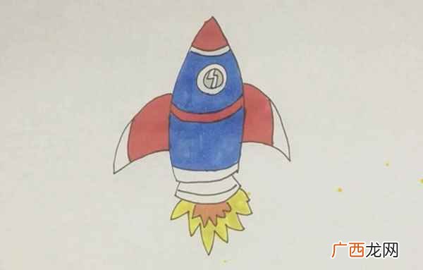 火箭简笔画简单又漂亮 火箭简笔画