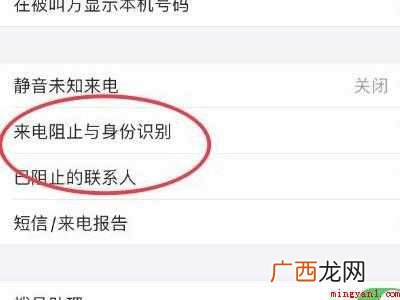 苹果12来电阻止与身份识别在哪里