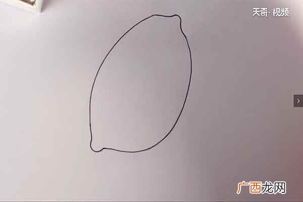 黄色上果实的颜色——柠檬 柠檬简笔画
