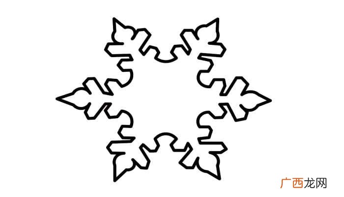 画雪花的边缘纹路有哪些 雪花简笔画