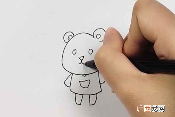 小熊简笔画幼儿 小熊简笔画