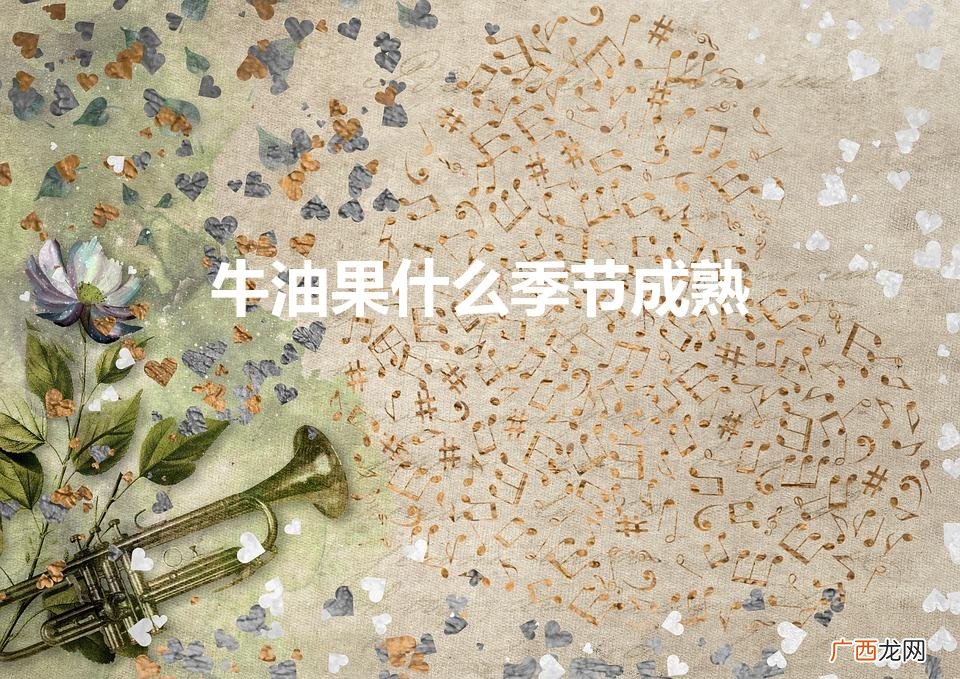 牛油果什么季节上市 牛油果什么季节成熟