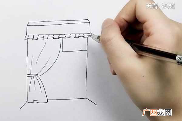 窗户阳台先画一个立方体 窗户简笔画